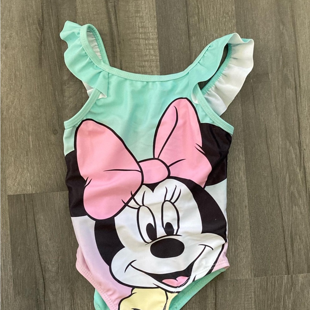 Disney Minnie Mouse swimsuit baby girl 9-12 months - Picture 1 of 3